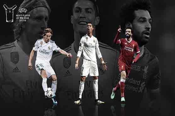 Ronaldo, Modric, Salah on UEFA player of the year shortlist