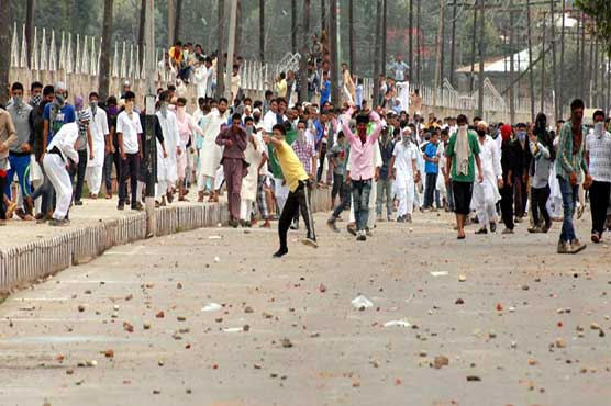 Eid marked by demos against India, in favour of Pakistan