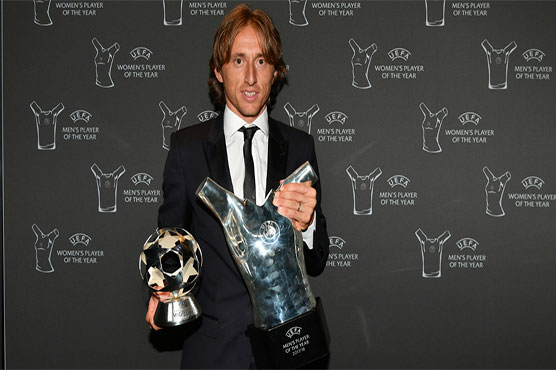 Modric pips Ronaldo, Salah to UEFA Player of the Year prize