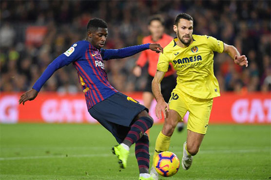 Dembele shines as Barca go top with win over Villarreal