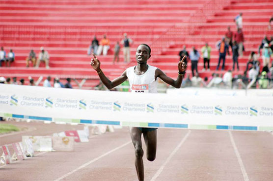 Kenyan men take first 17 places in Singapore marathon