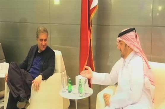 FM Qureshi reaches Qatar on one-day official visit