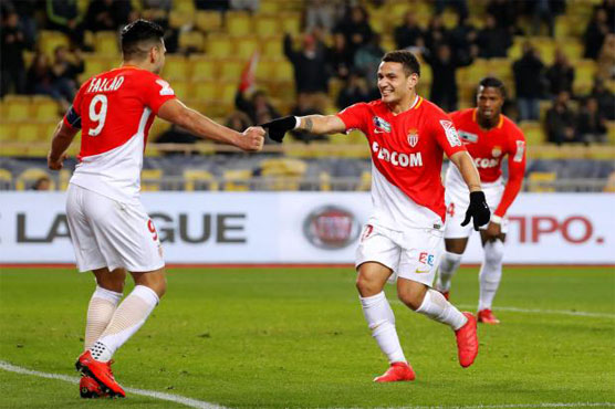 Football: Falcao at the double as Monaco set up PSG League Cup final