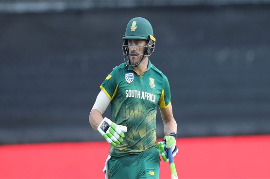 Injured Du Plessis ruled out of India series