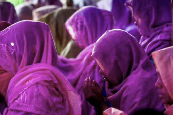 Rohingya women find peace in 'widows' camp' barred to men