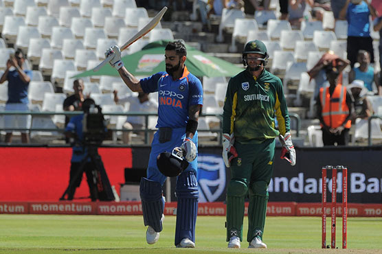 Kohli sets daunting target for SA with second ton in series