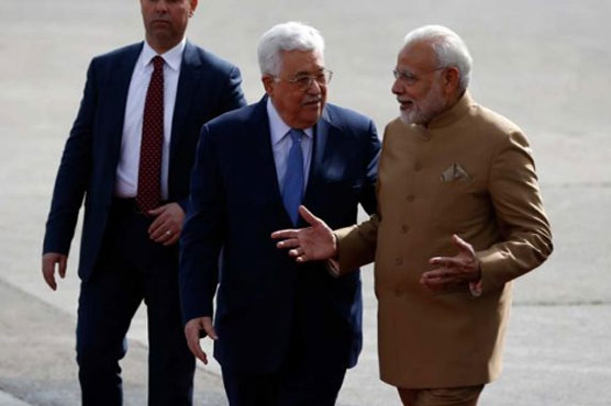Modi becomes first Indian PM to visit West Bank