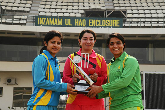 Triangular One-Day Women's Cricket Tournament 2018 trophy unveiled
