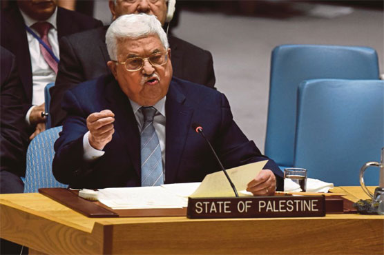 Abbas calls for Mideast peace conference in rare UN speech