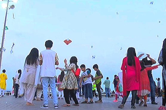 Festival of kites colours skies in Karachi 