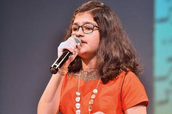 12-year-old girl shatters world records by singing in 102 different languages