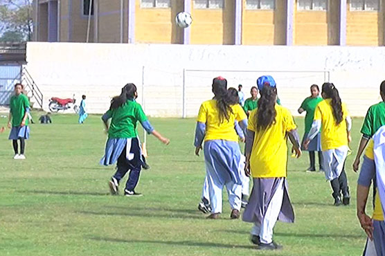 Karachi: Schoolgirls challenge stereotypes through football match 
