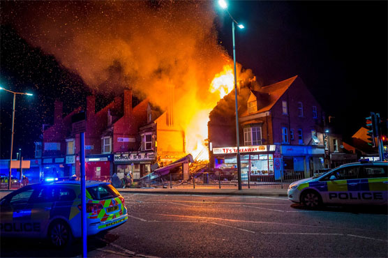 4 injured after explosion, building collapse in UK's Leicester