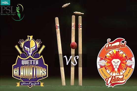 Islamabad United to face Quetta Gladiators in PSL today