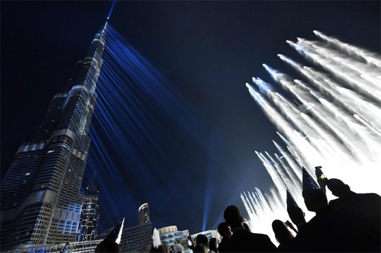 Dubai rings in New Year with laser spectacular
