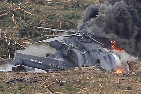Russian helicopter crashes in Syria, two dead: Moscow