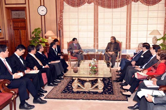 Japanese FM meets PM, appreciates Pakistan's sacrifices in war on terror