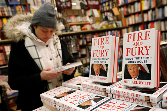 'Fire and Fury': Author says Trump's furious backlash helping in sales of controversial book