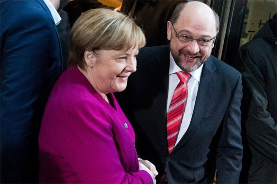 Merkel, Schulz vow 'new politics' for Germany in bid to form govt