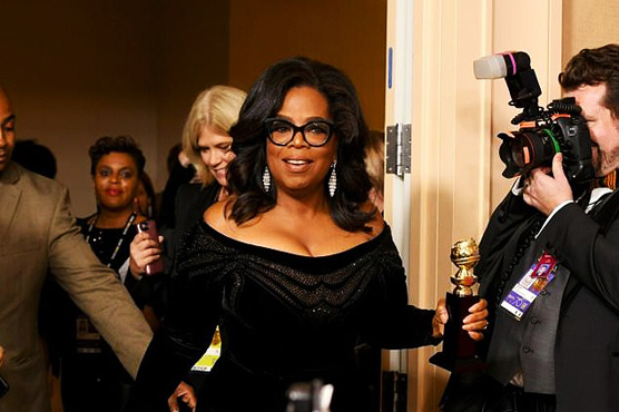 Golden Globes: Oprah declares 'new day' for women in acceptance speech