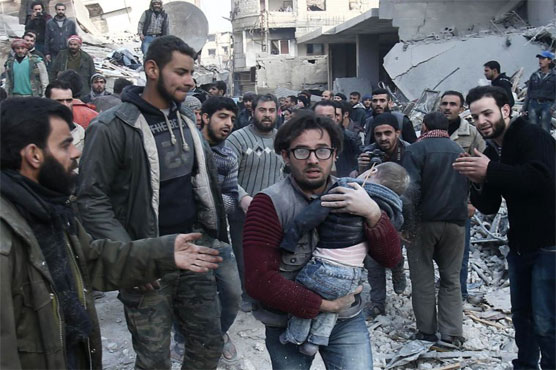 Children dead in Syria bombardments as UN aid chief visits