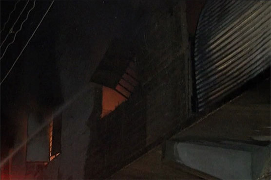 Cotton godown in Karachi catches fire