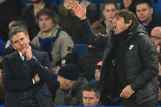 Conte frustrated as 10-man Leicester hold Chelsea