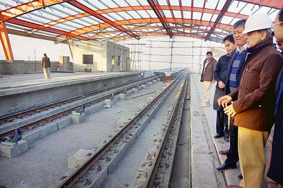 Shehbaz Sharif visits OLMT project, reviews progress