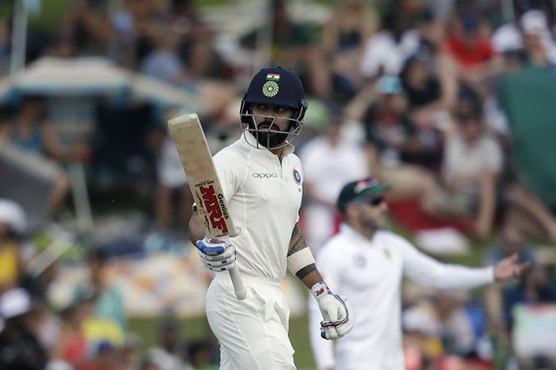 Kohli stands firm for India against South Africa