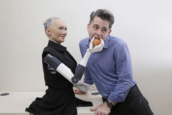 Lifelike robots made in Hong Kong meant to win over humans
