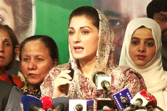 Nation heavily voted for Nawaz Sharif in every elections: Maryam Nawaz 