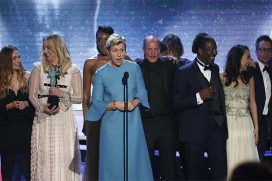 'Three Billboards' biggest winner at female-flavored SAG awards