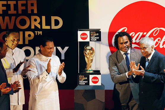 World Cup arrives in Sri Lanka to kick off global tour