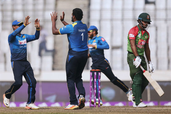 Sri Lanka thrash Bangladesh to reach tri-nation final