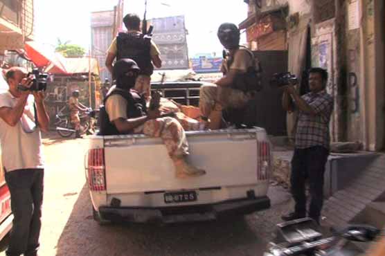 Rangers claim seizure of weapons belonging to MQM-L's militants