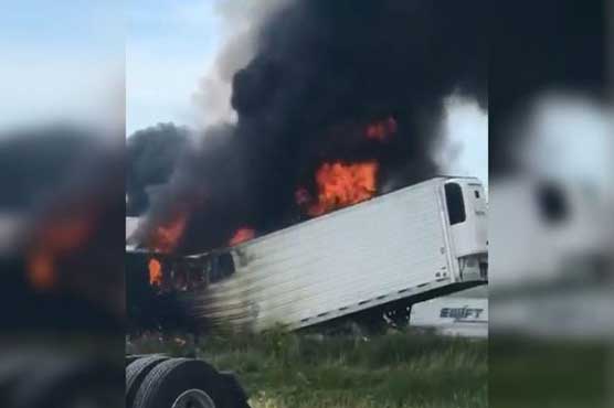Trailer full of chocolate goes up in flames in Iowa