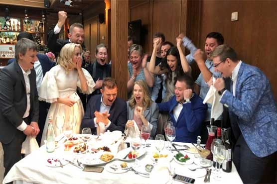 Shootout win is perfect gift for Russian newlyweds