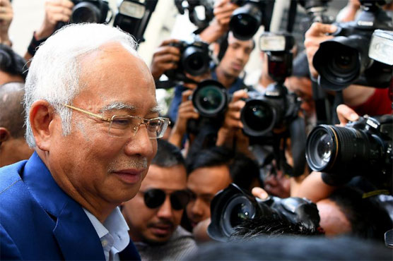 Ex-Malaysian PM Najib appears in court on graft charges