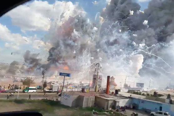 Fireworks explosions kills 17 in central Mexico