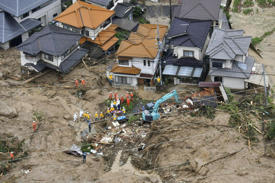 At least 49 killed, 48 missing as torrential rain pounds Japan