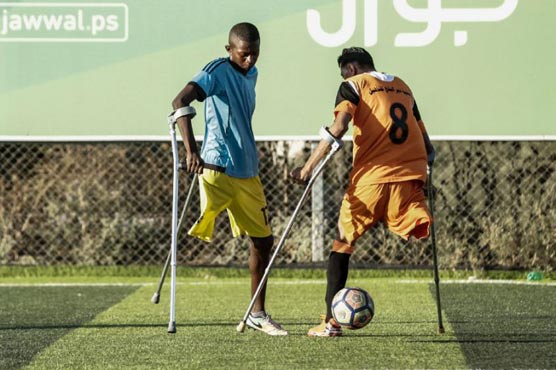 Gaza amputees tackle new challenge on the football pitch