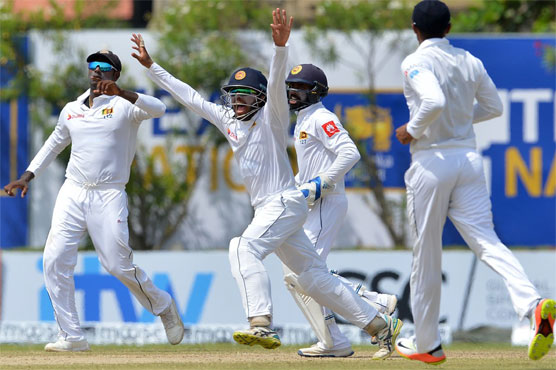 Spinners put Sri Lanka on top in 1st South Africa Test