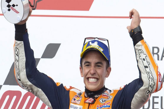 Marquez wins ninth straight German motorcycling Grand Prix