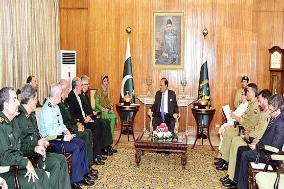 Pakistan, Iran to continue efforts for dealing cross-border challenges: President