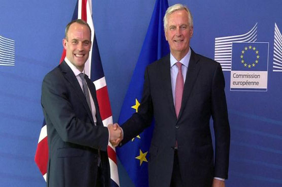 Britain's new negotiator Dominic Raab pledged to intensify talks with the EU to secure Brexit deal