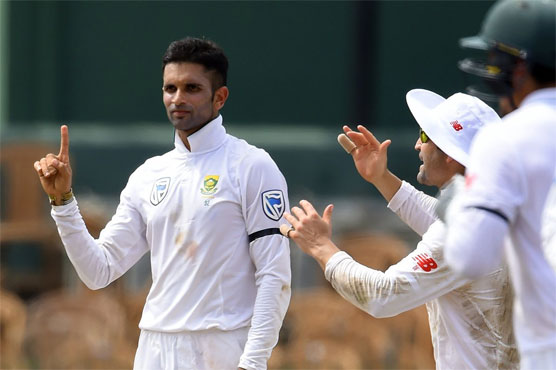 South Africa bounce back with Maharaj's eight-for