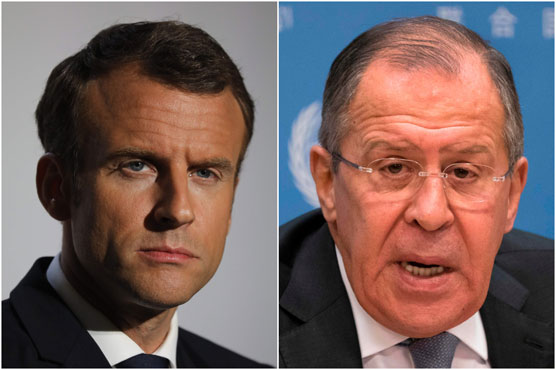 Macron met Russia's Lavrov to discuss Syria, Ukraine