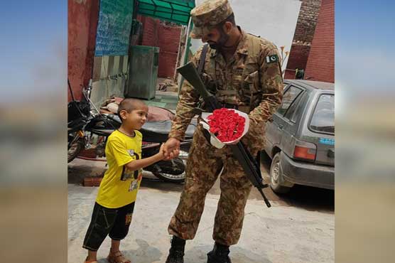Maj Ghafoor thanks public for support to troops on poll duty
