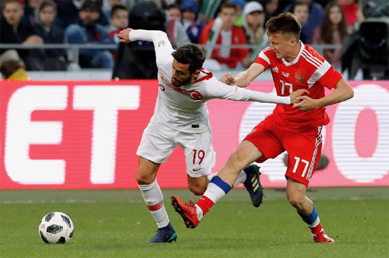 Turkey hold Russia in the last World Cup warm-up match