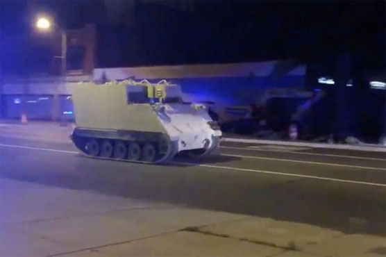 Tanks for the ride: US soldier steals armoured vehicle